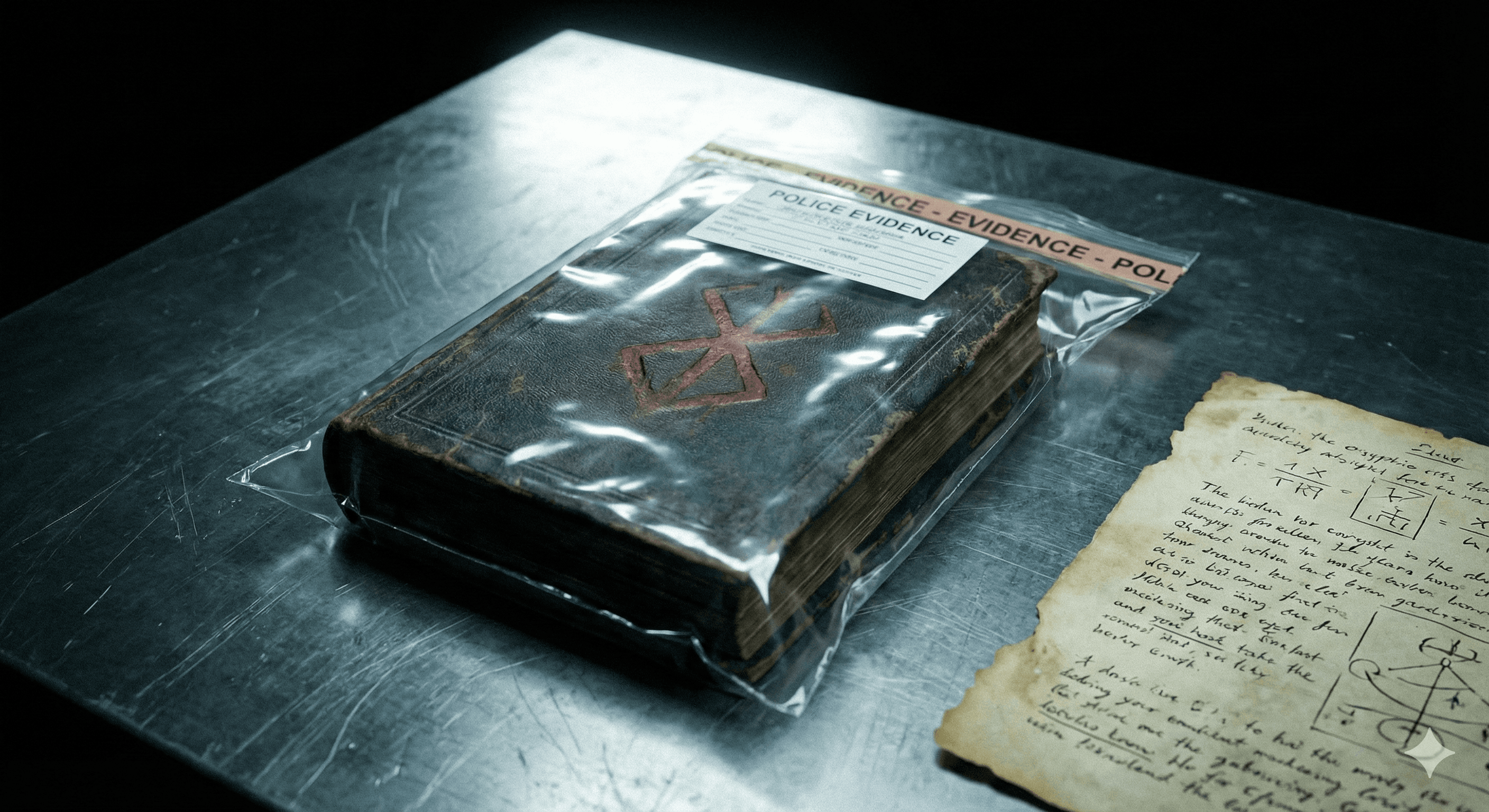 Evidence for Case: The Cursed Book